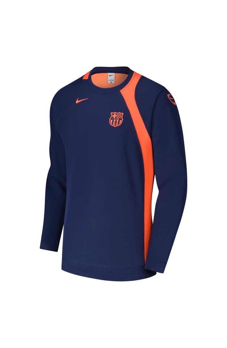 Nike Men's Nike Navy Barcelona Third 2025/26 T90 Pullover Sweatshirt, Alternate, color, Navy