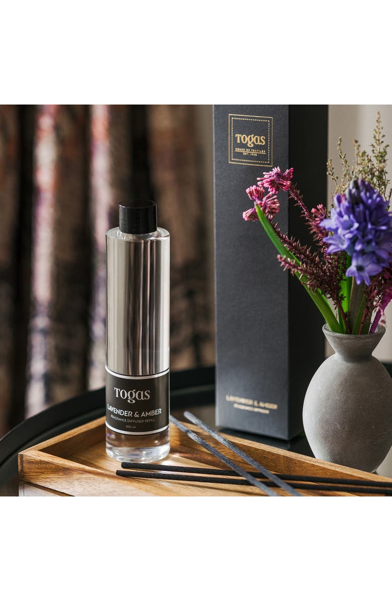Togas Lavender&Amber Refiller Aromatic Diffuser, Alternate, color, White
