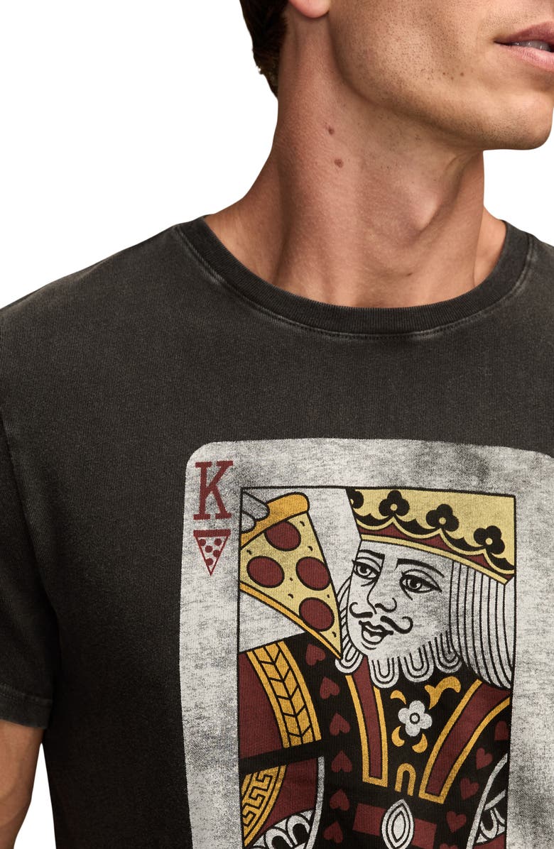 Lucky Brand Pizza King Cotton Graphic T-Shirt, Alternate, color,