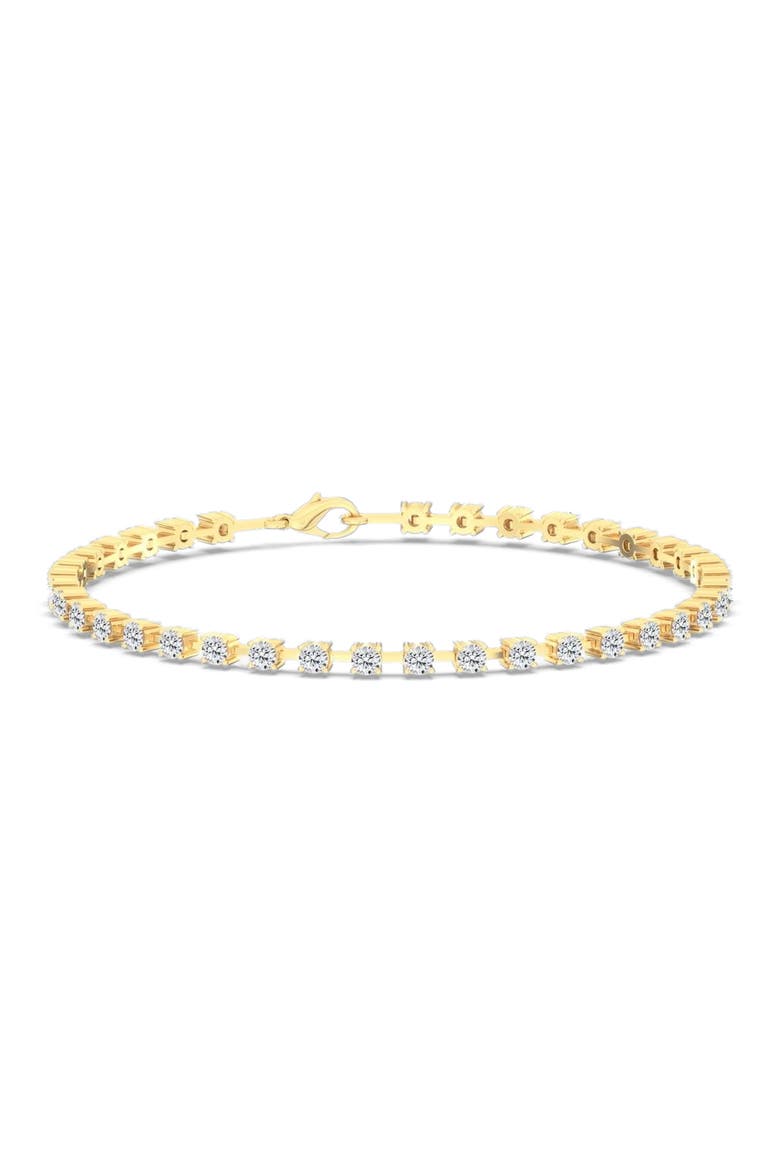 Mini Orbit Tennis Bracelet Lab Diamond in 14K Gold, Main, color, Yellow Gold