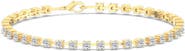 Everlee Mini Orbit Tennis Bracelet Lab Diamond in 14K Gold