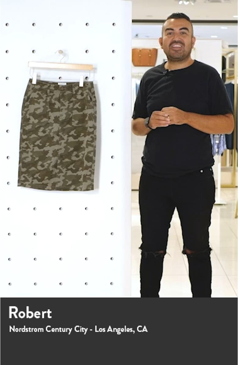 Twill Cargo Skirt, sales video thumbnail