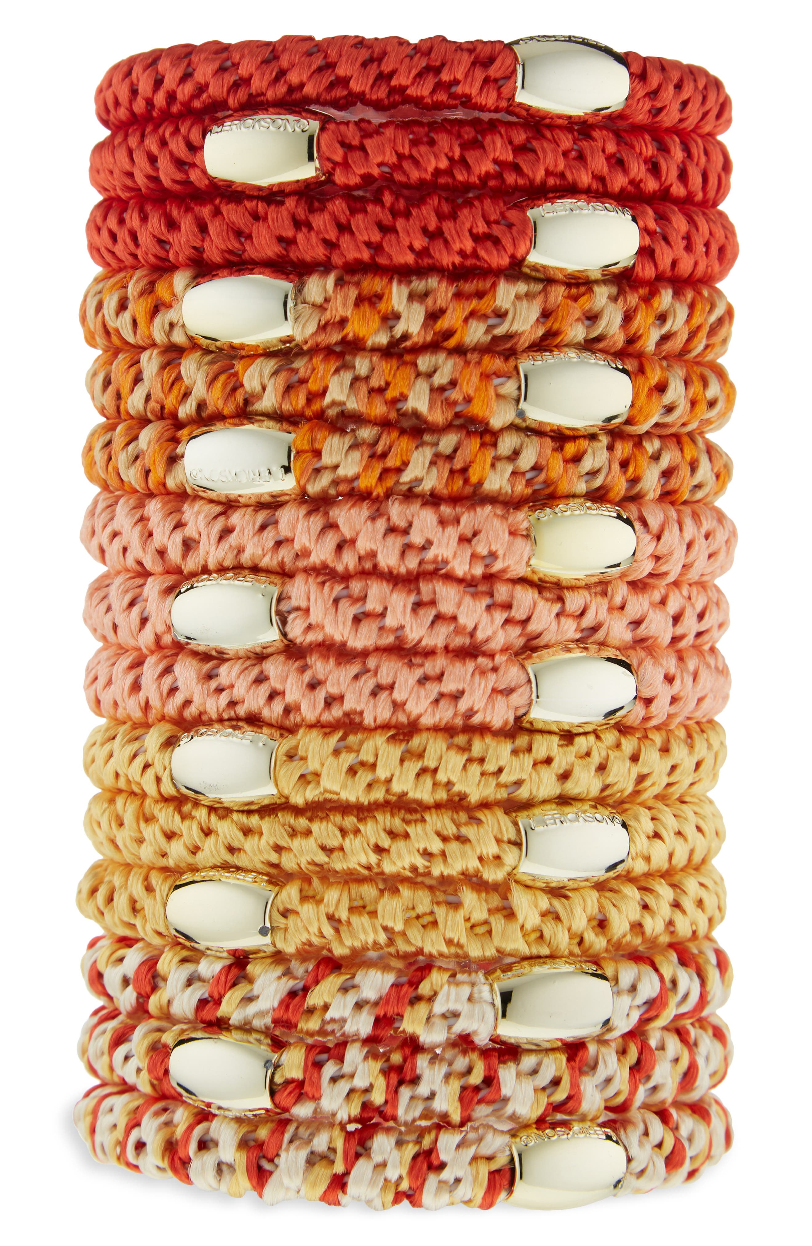 selected POPPY/GOLD BEAD