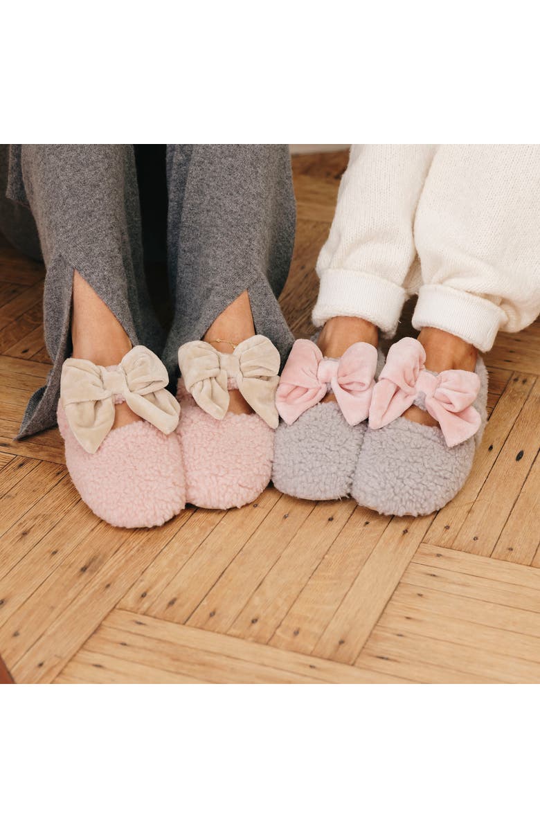 DEARFOAMS Maryanne Luxe Teddy Maryjane, Alternate, color, Pink