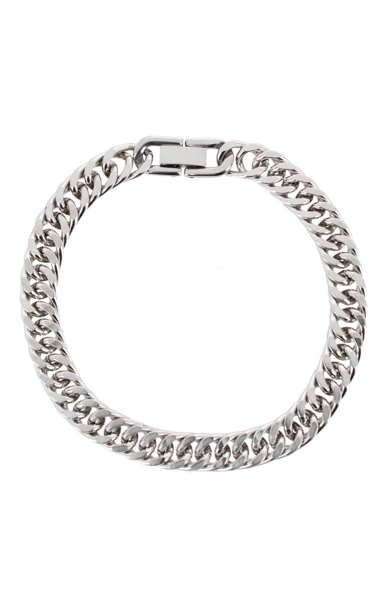 Trafalgar Lockwood Metal Link Bracelet, Alternate, color, Silver