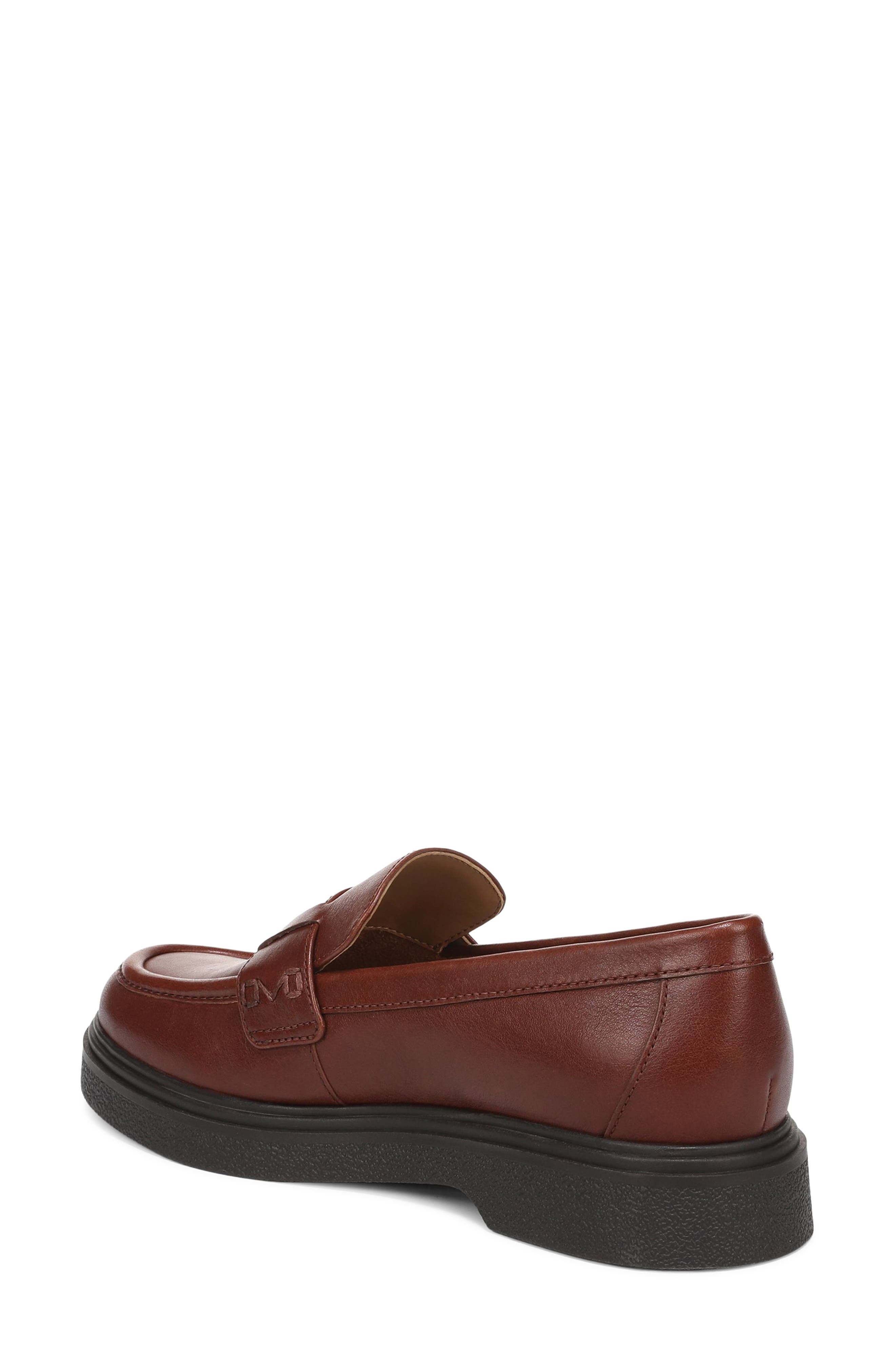 Dolores Leather Loafer, Alternate, color, BAKED CLAY LEATHER
