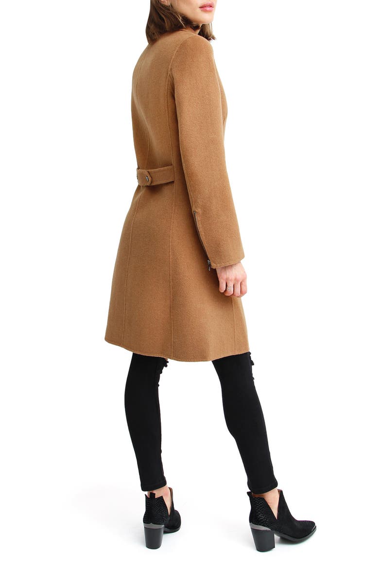BELLE AND BLOOM Last Chance Wool Blend Coat, Alternate, color, CAMEL