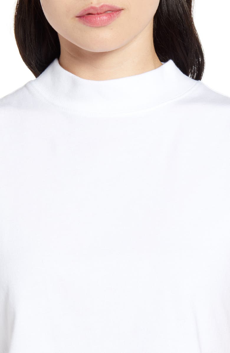 BP. x Claudia Sulewski Mock Neck Crop Top, Alternate, color, 