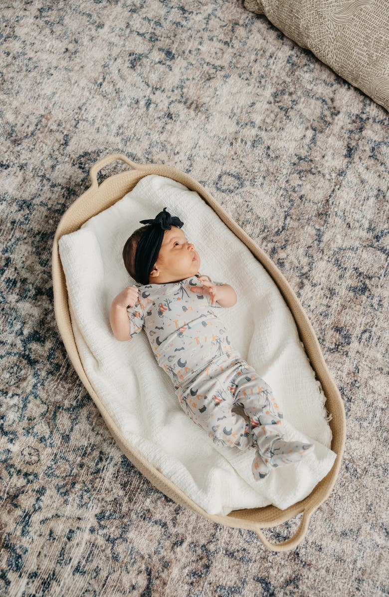 Copper Pearl The Nightmare Before Christmas Footed Pants, Alternate, color, Ntmare Before Xmas