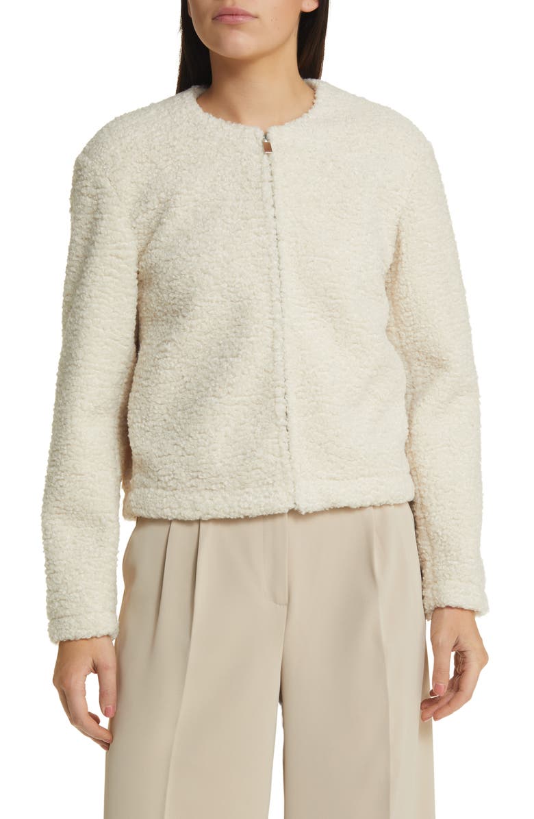 Theory Front Zip Fleece Jacket, Alternate, color, 