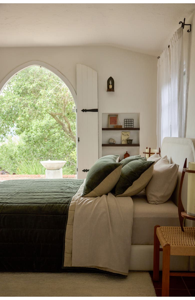 Parachute Cotton Flannel Fitted Sheet, Alternate, color, 