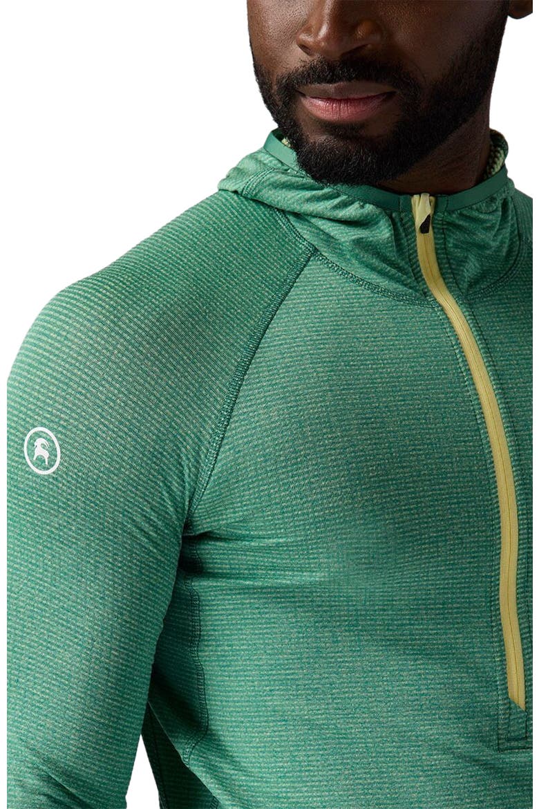 Pines Micrrid Ultra-Lt Baselayer 1/2-Zip Scuba Top - Men's, Alternate, color, Gearhead Green