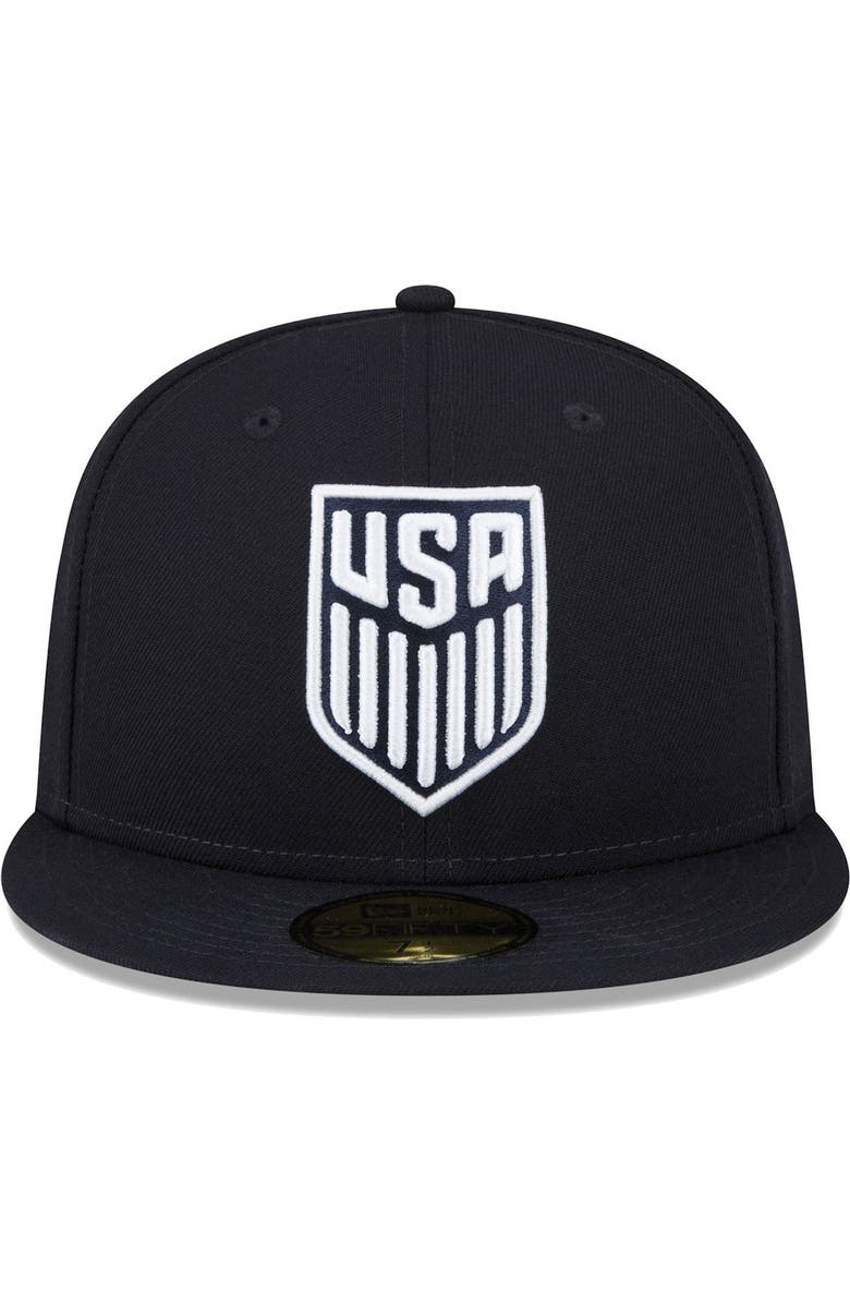 New Era Men's New Era Navy USMNT 59FIFTY Fitted Hat, Alternate, color, 