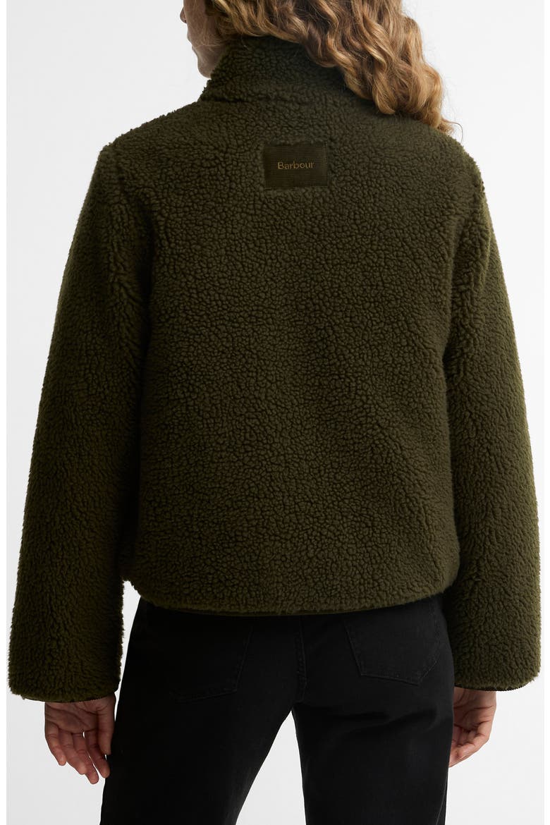 Elenora Fleece Jacket, Alternate, color, OLIVE