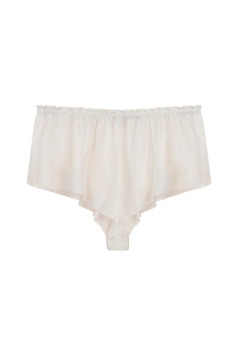 Silk Frilled Bridal Set, Alternate, color, White