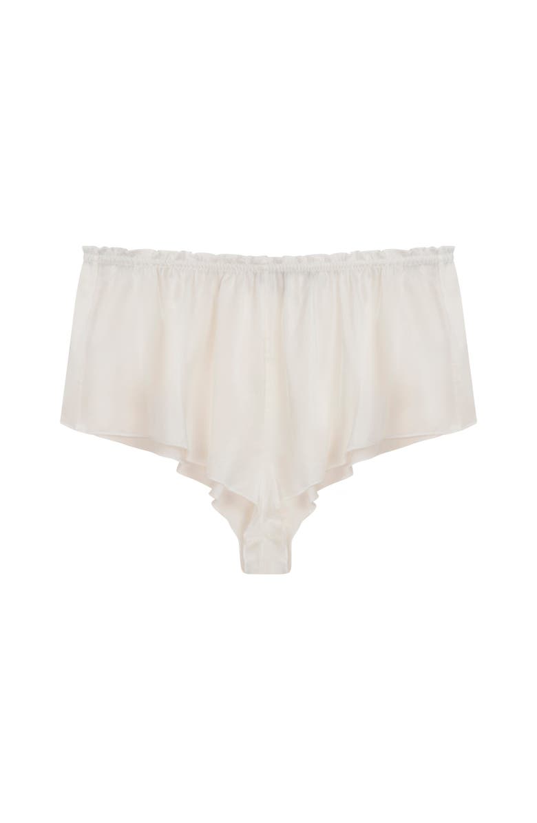 House Of Silk Silk Frilled Bridal Set, Alternate, color, White