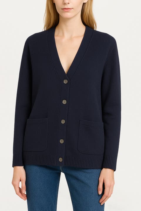 Button-Up Fleece Sweatshirt