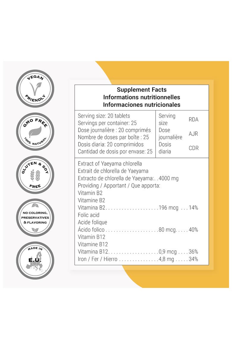 Chlorella Supplement 4g, Alternate, color, None