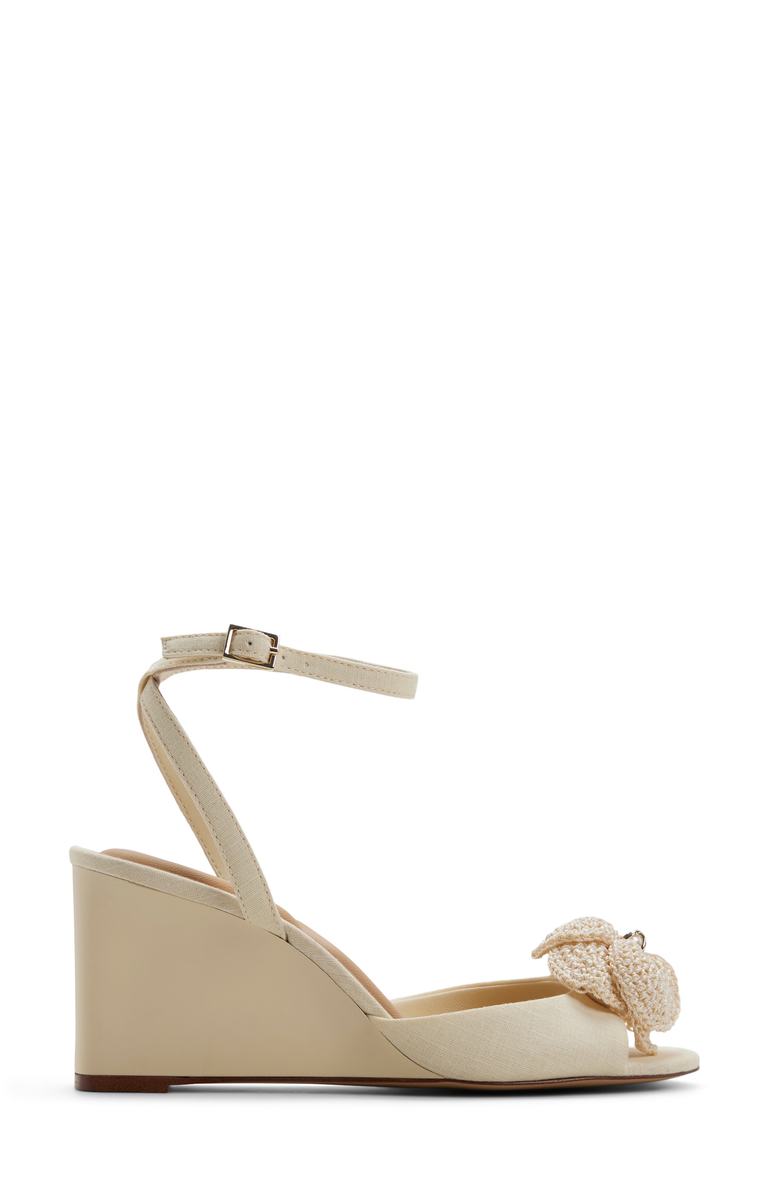 Ted Baker Bridge Ankle Strap Wedge Sandal, Alternate, color, 