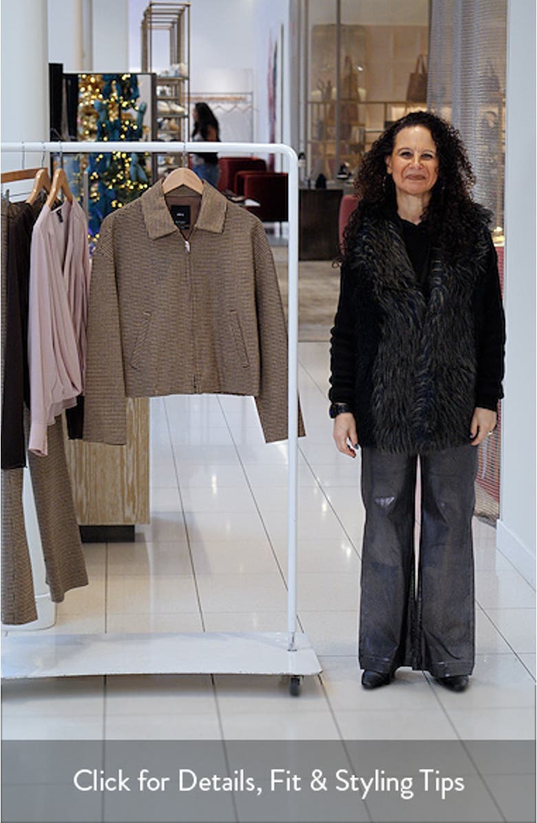 Gina Houndstooth Microcheck Jacket, sales video thumbnail