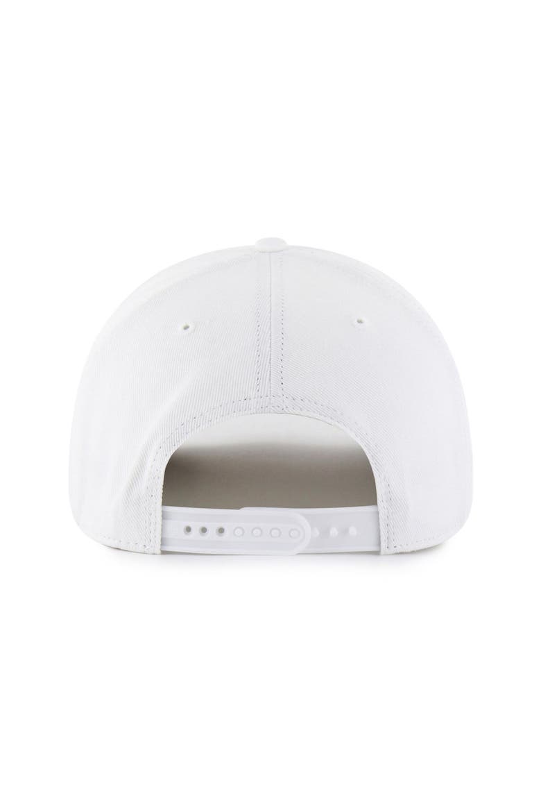 Men's '47 White Minnesota Vikings Jagged Hitch Adjustable Hat, Alternate, color, White