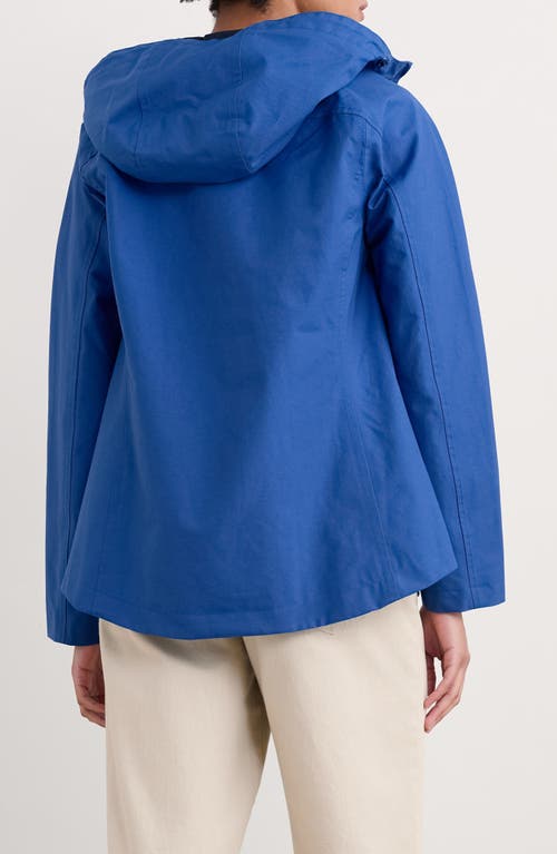 Shop Seasalt Cornwall Waterway Hooded Waterproof Jacket In Ink