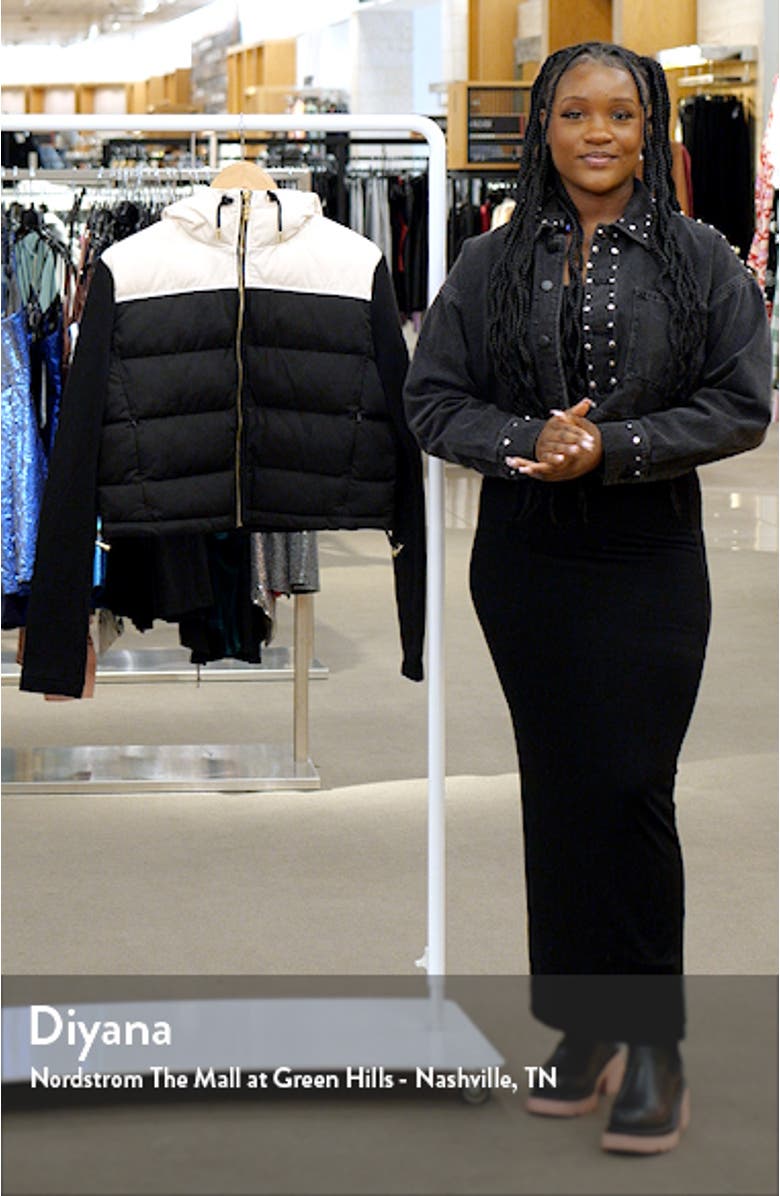 Parallel Mixed Media Puffer Jacket, sales video thumbnail