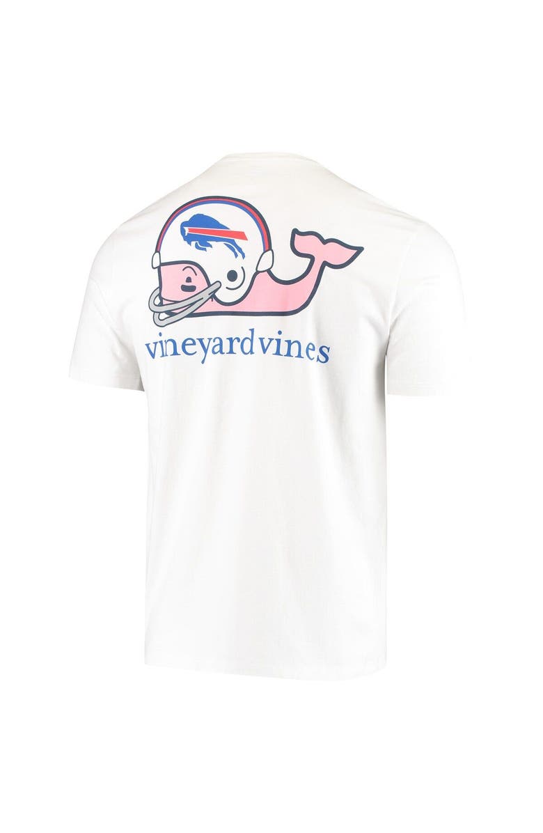vineyard vines Men's Vineyard Vines White Buffalo Bills Big & Tall Helmet T-Shirt, Alternate, color, 