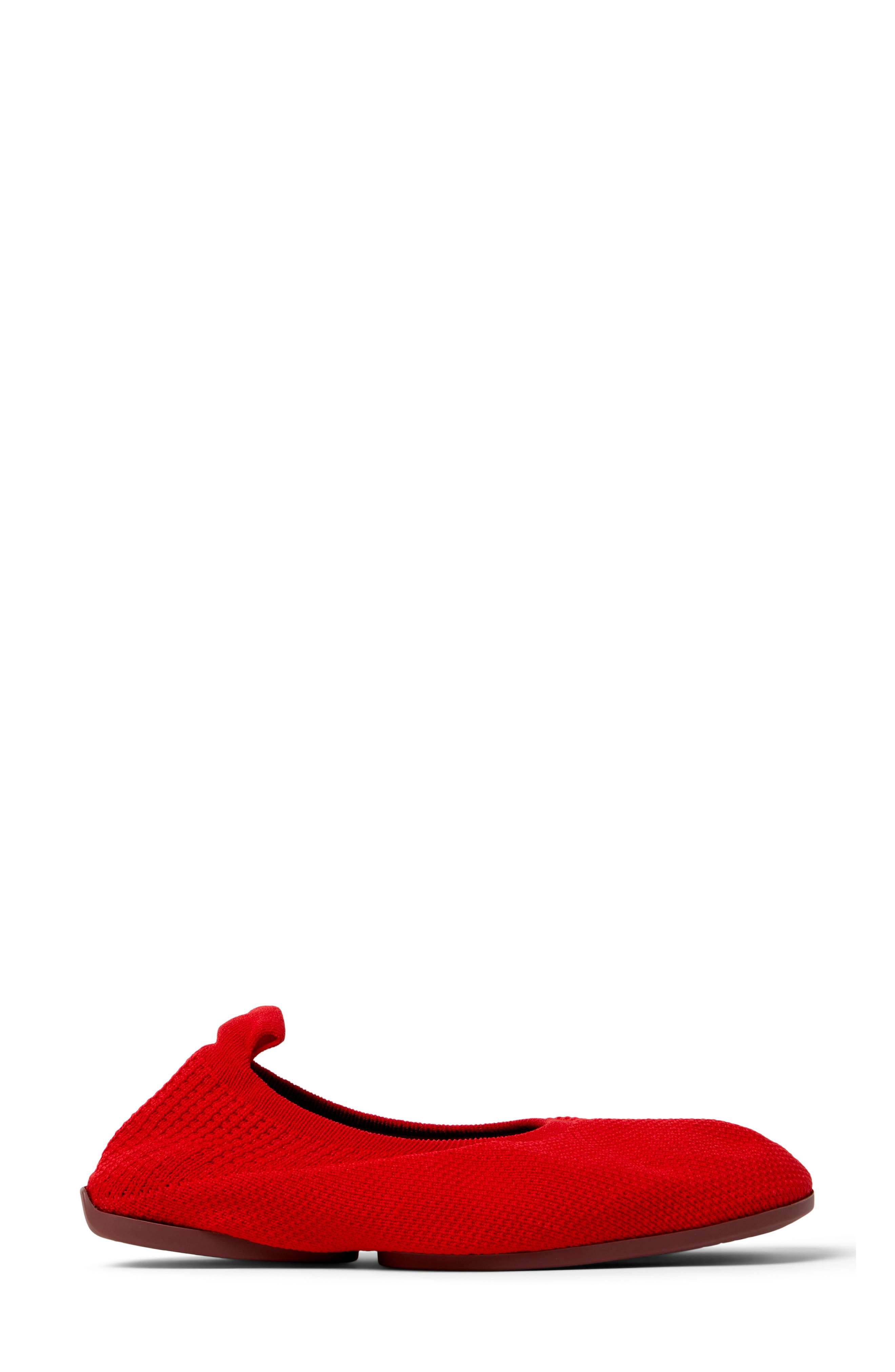 Camper Right Niko Ballerina Flat, Alternate, color, Medium Red