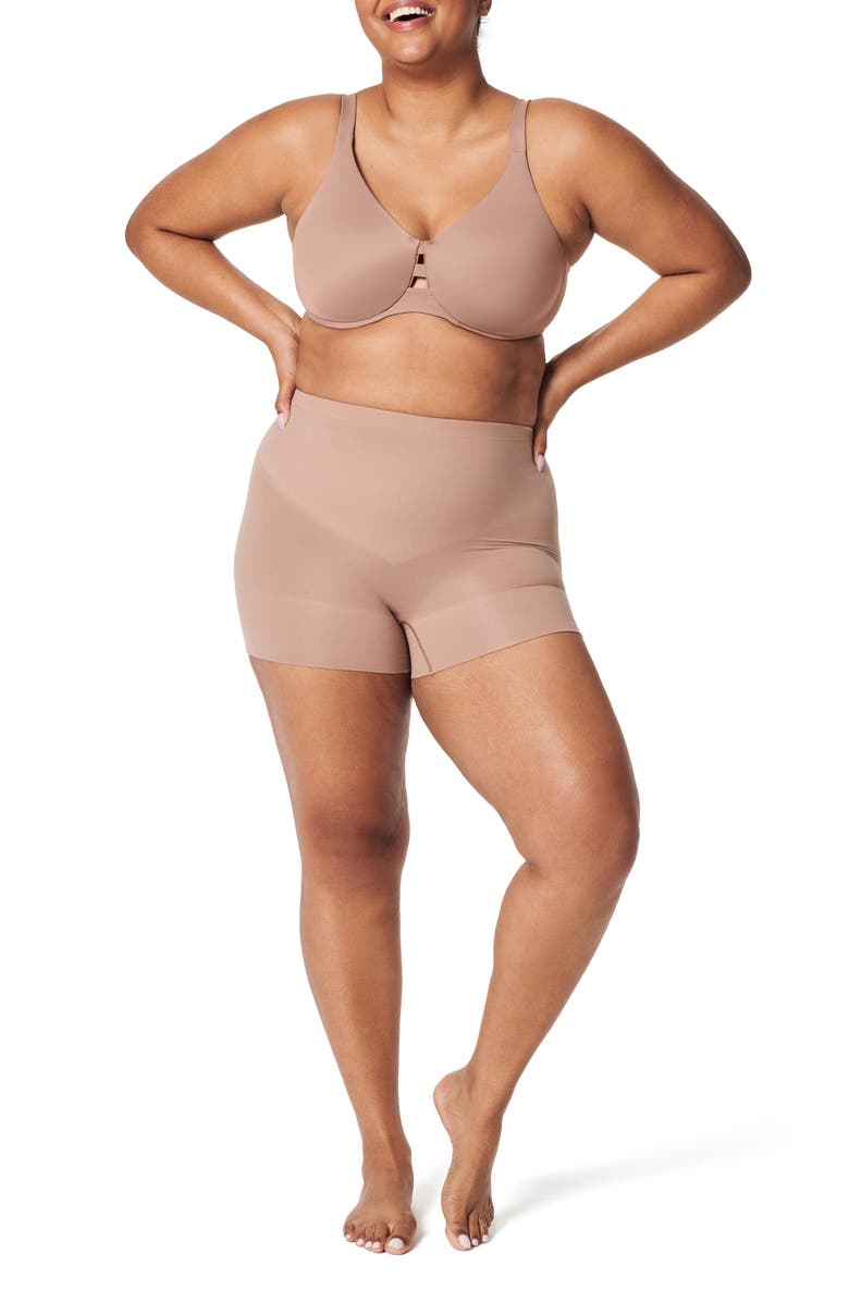 SPANX<sup>®</sup> SPANXsculpt<sup>™</sup> Seamless Power Shorty, Alternate, color, Cafe Au Lait
