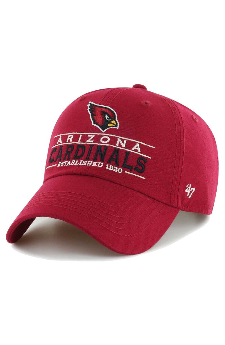 '47 Men's '47 Cardinal Arizona Cardinals Vernon Clean Up Adjustable Hat, Main, color, Cardinal