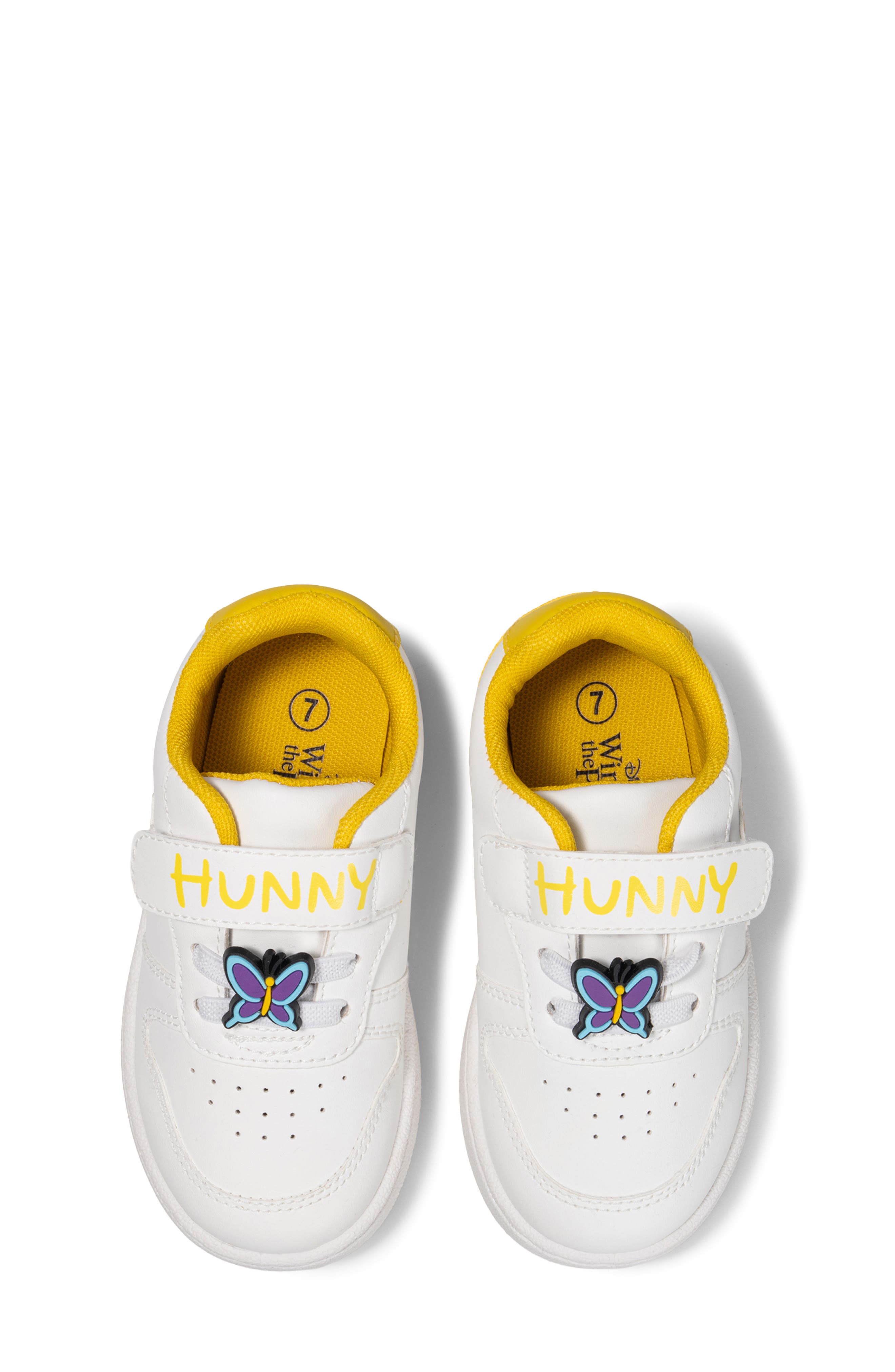 Kid's Winnie the Pooh Sneaker, Alternate, color, WHITE