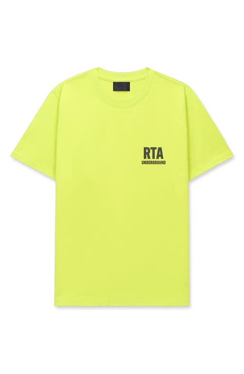 Liam Neon Underground Cotton Graphic T-Shirt