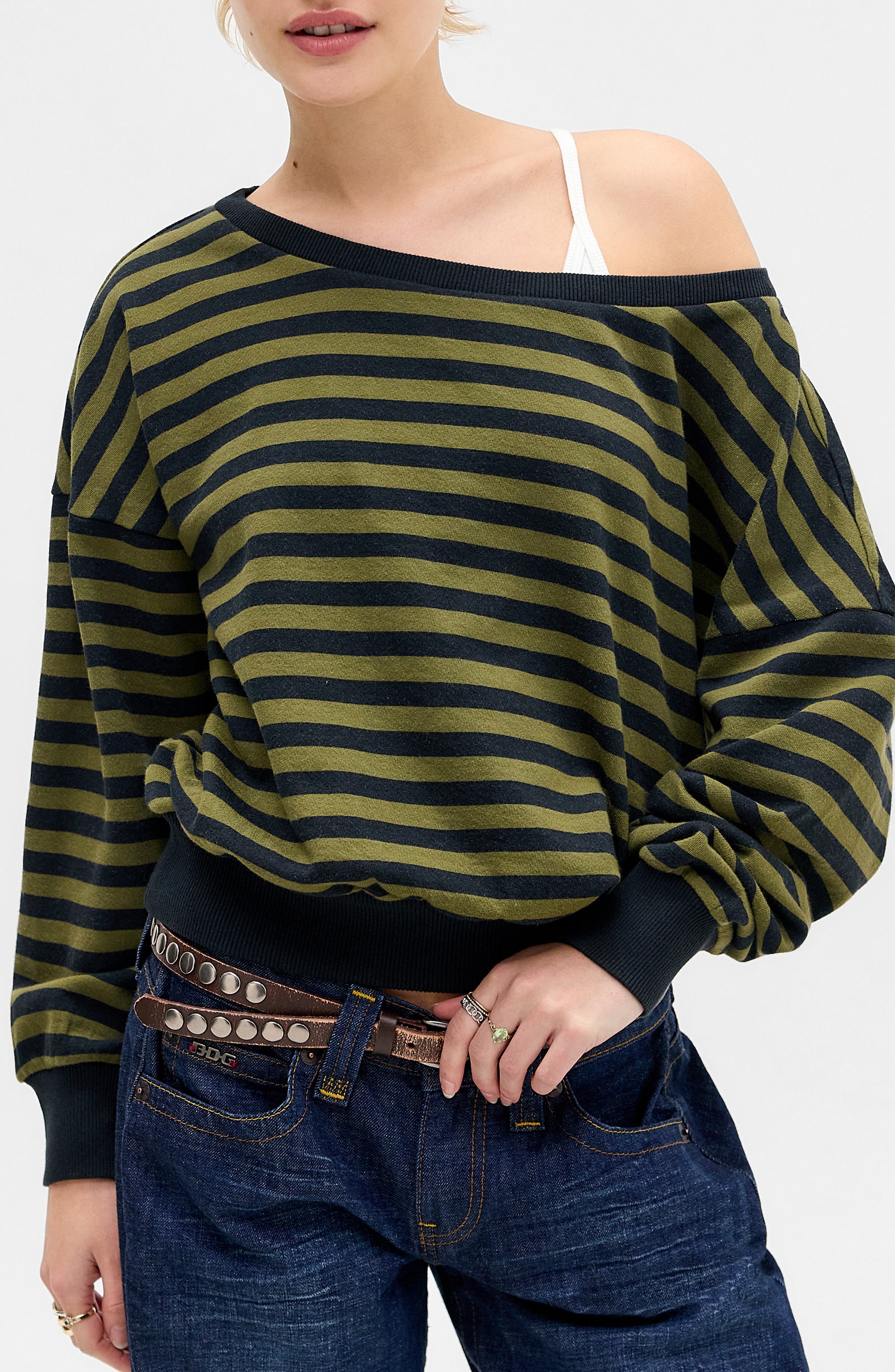 selected GREEN STRIPE