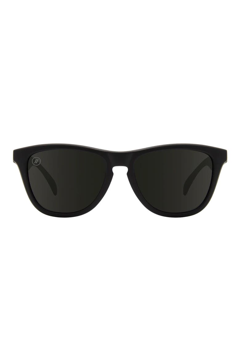53.5mm L-Series Polarized Square Sunglasses, Main, color, DEEP SPACE