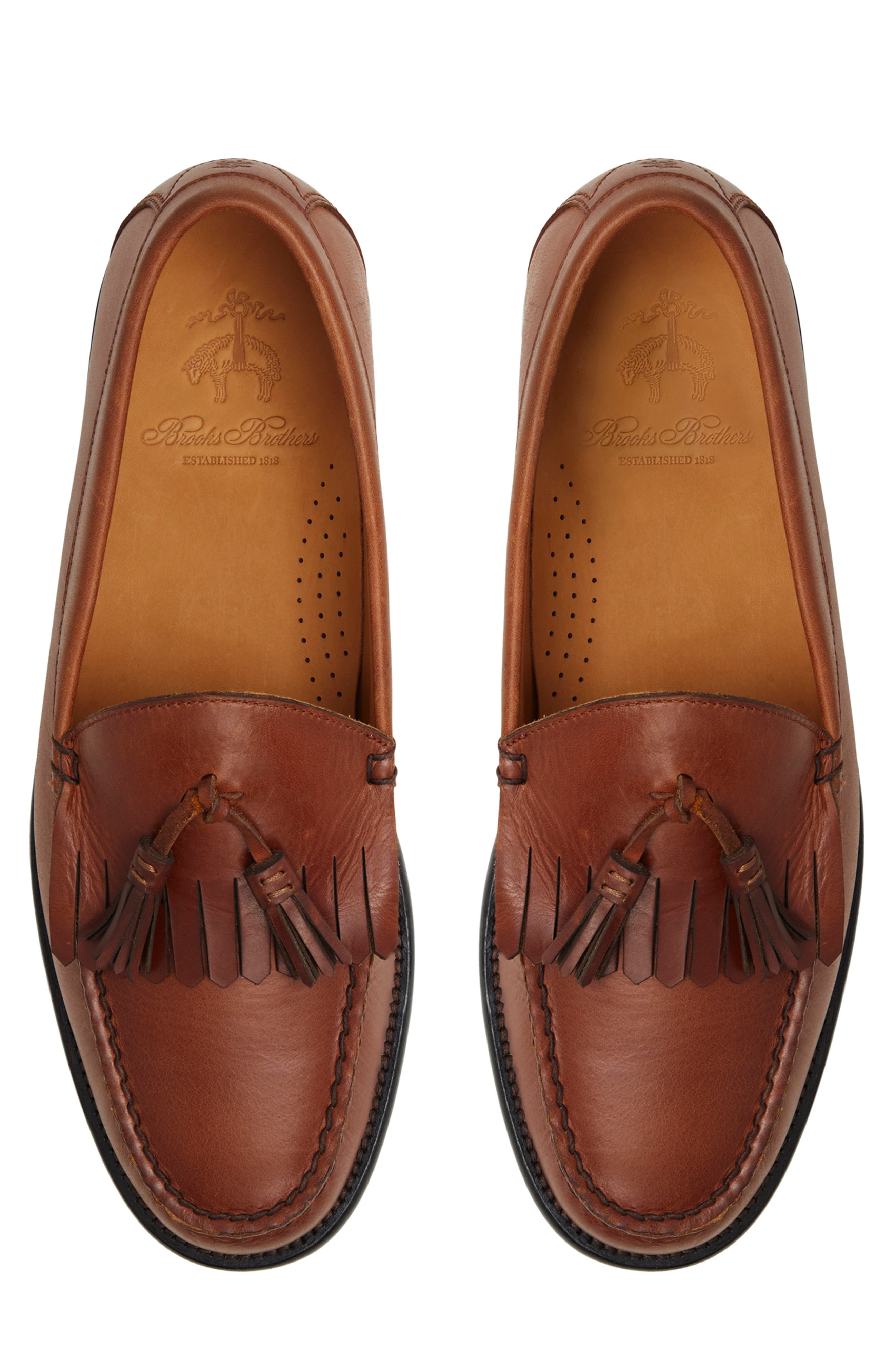 Brooks Brothers Edison Tassel Loafer, Alternate, color, 