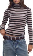 Free People Good Good Stripe Turtleneck Top