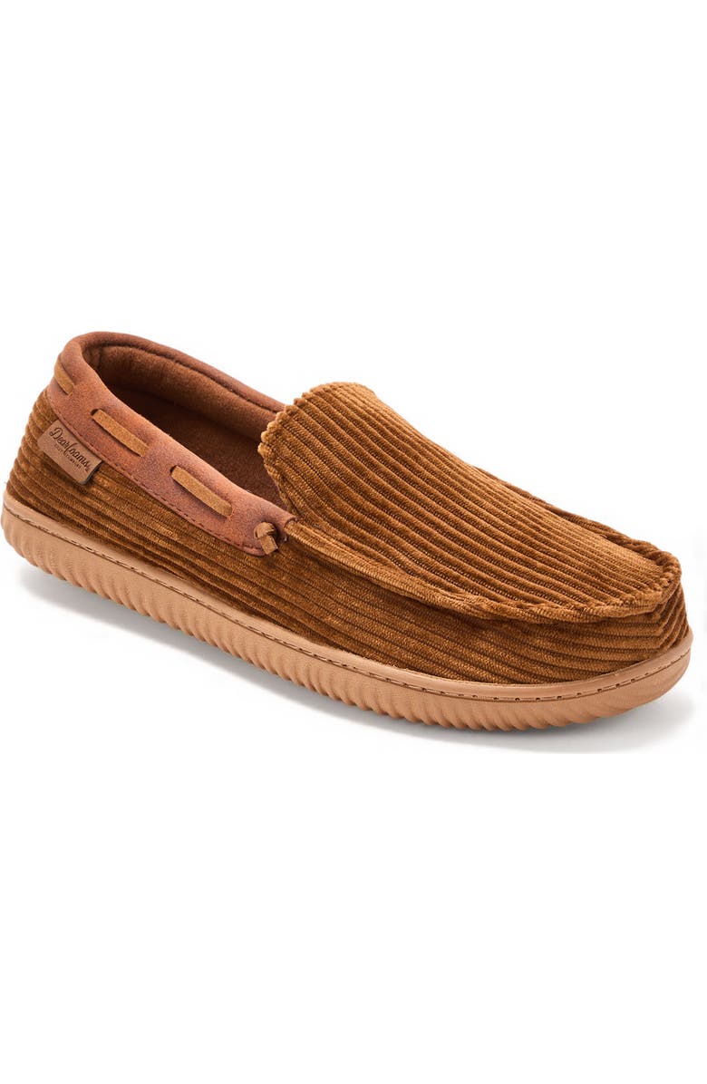 DEARFOAMS Corduroy Slipper, Main, color, Tan