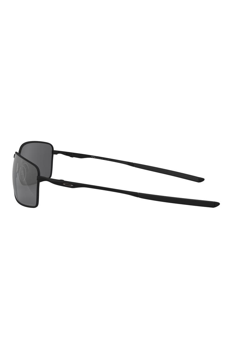 60mm Polarized Sunglasses, Alternate, color, MATTE BLACK