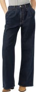 Silver Jeans Co. Pleated High Waist Wide Leg Trouser Jeans