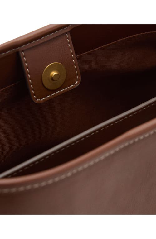 Mango Large Bucket Bag In Brown