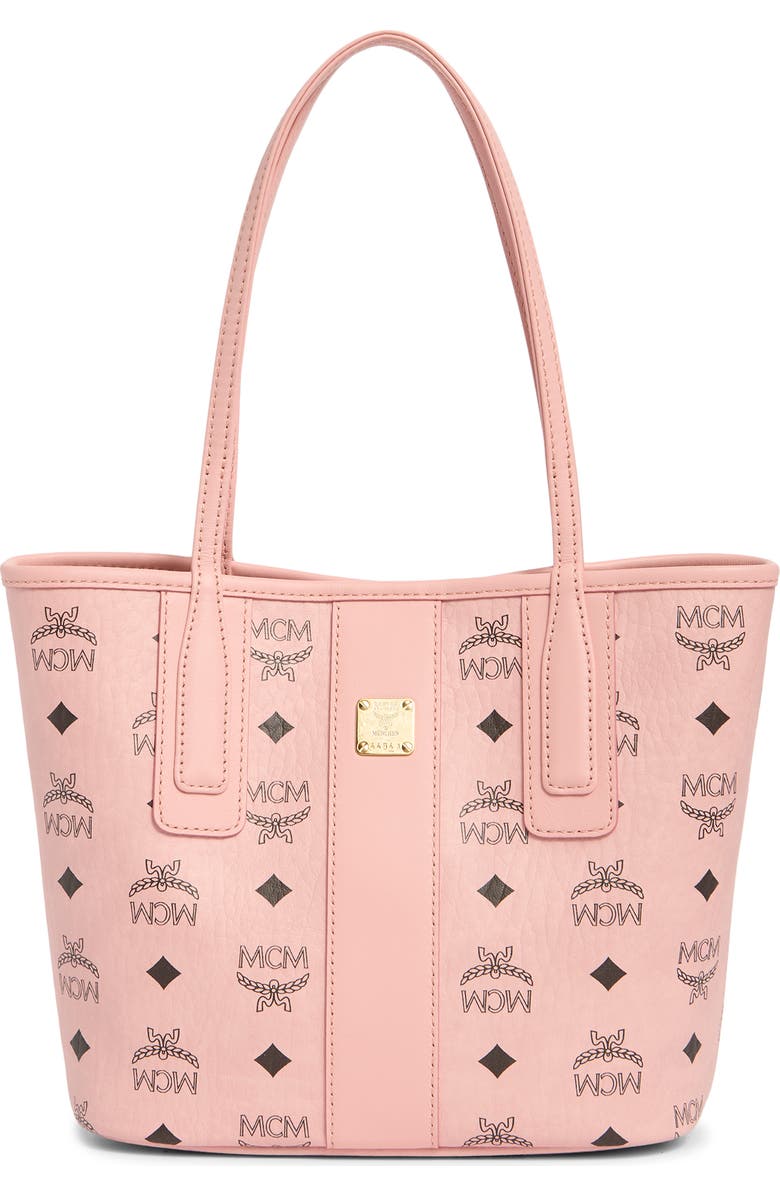 MCM Small Liz Leather Shopper, Main, color,