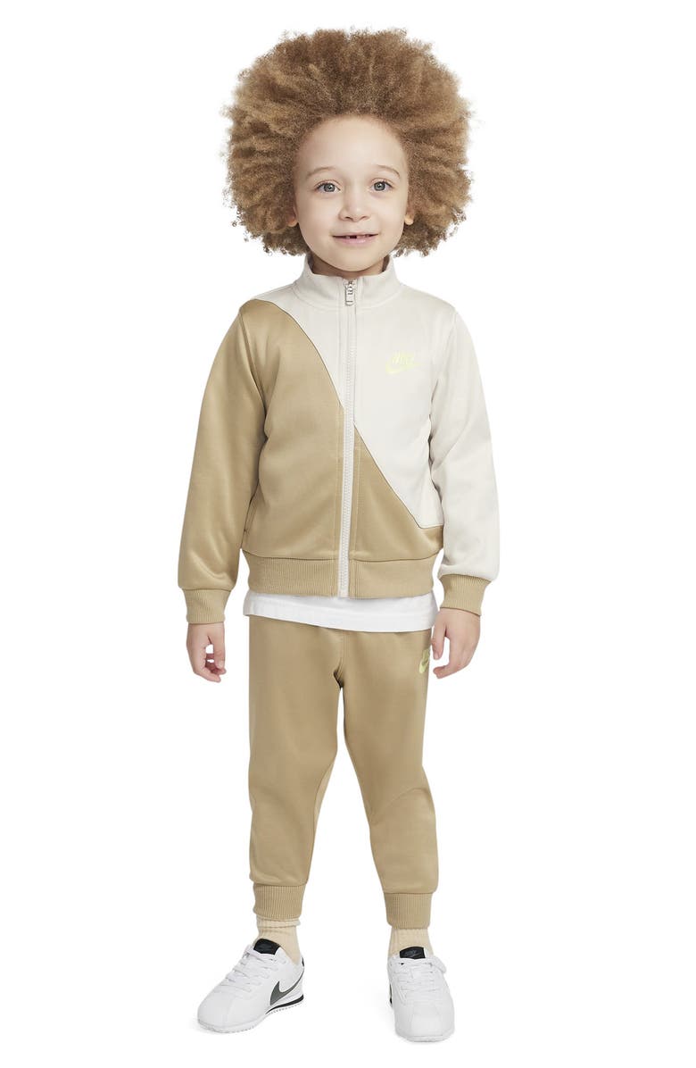 Nike Kids' Sportswear On the Move Dri-FIT Jacket & Joggers Set, Alternate, color, Parachute Beige