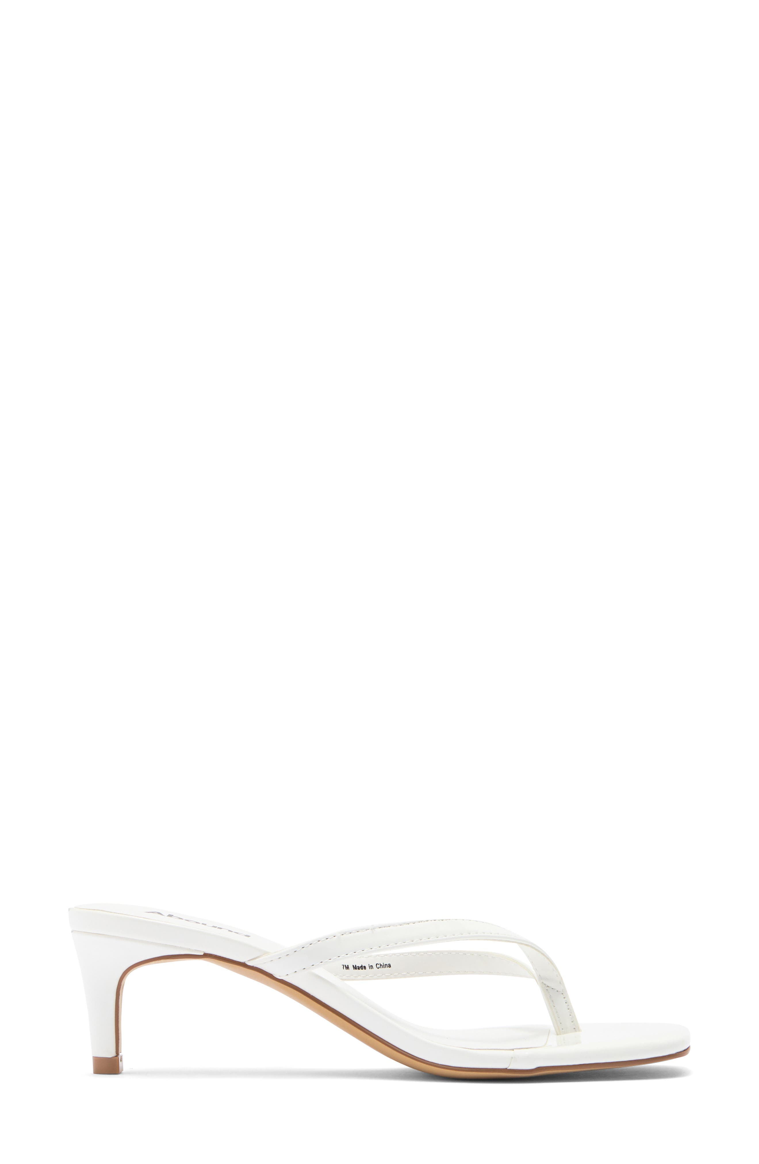 Tina Kitten Heel Sandal, Alternate, color, WHITE BLANC