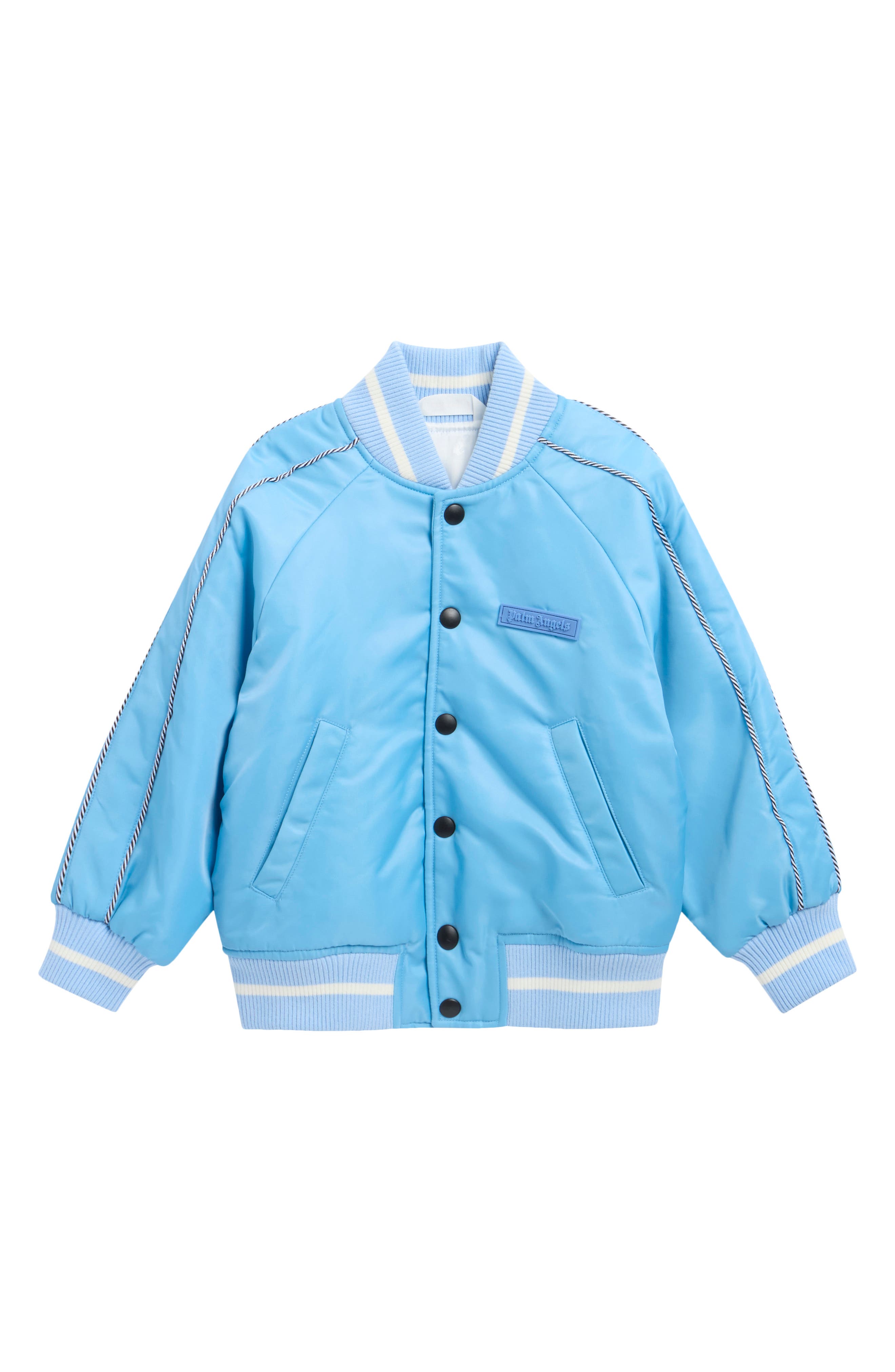 Kids' Palm Flames Raglan Sleeve Bomber Jacket