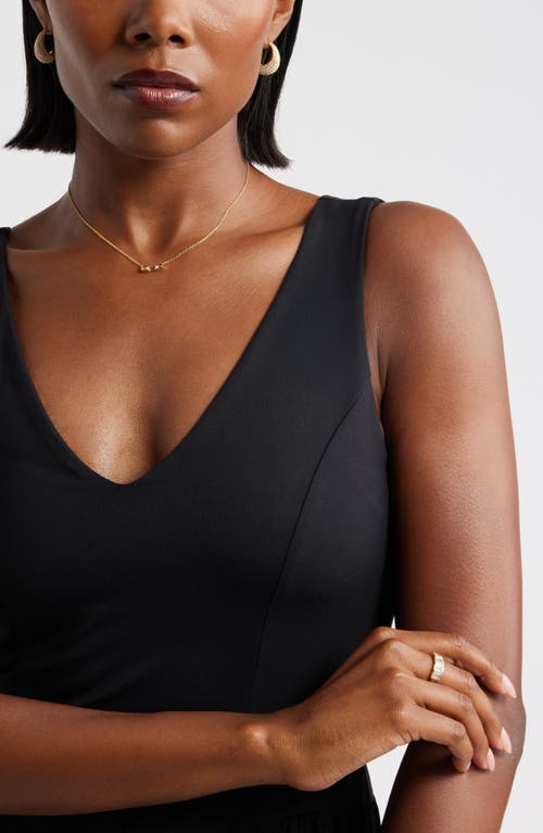 Nordstrom Cubic Zirconia Pavé Oval Hoop Earrings In Gold