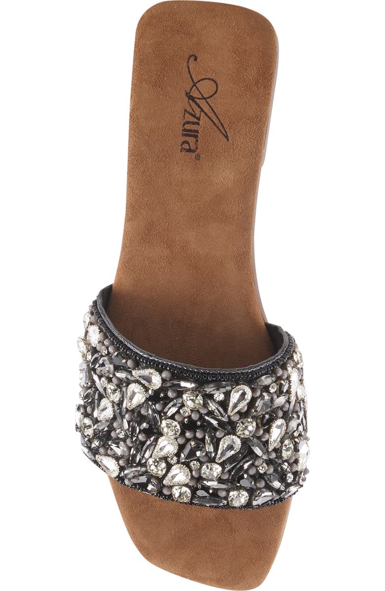 AZURA BY SPRING STEP Sizzling Rhinestone Embellished Slide Sandal, Alternate, color,