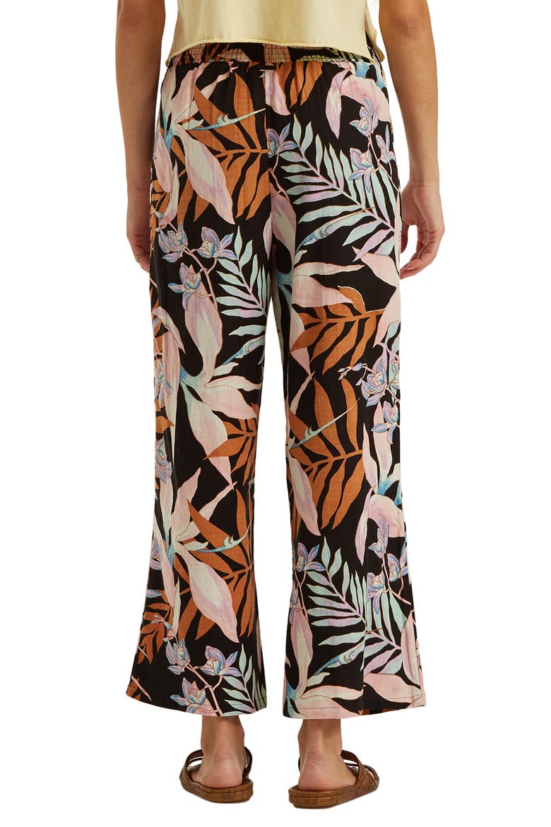 Cut It Wide Leg Crop Pants, Alternate, color, OFF BLACK