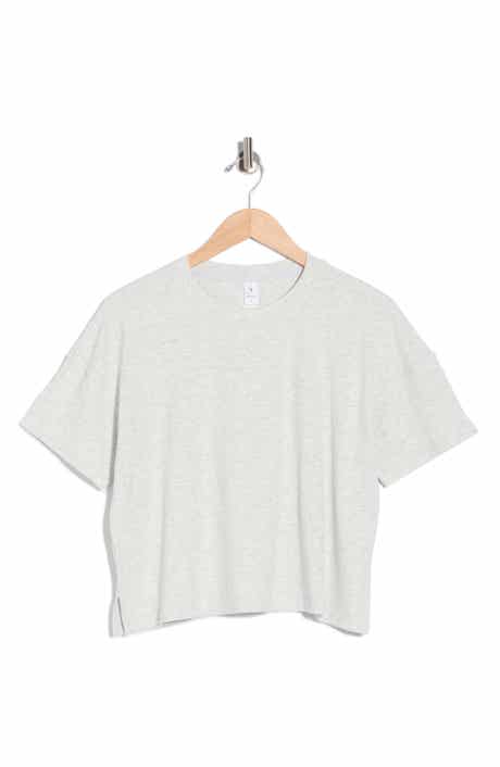 YOGALICIOUS Heavenly Ribbed Deluxe Boxy Crop T-Shirt
