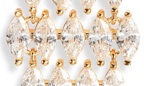 Nordstrom Marquise Cubic Zirconia Kite Drop Earrings In Gold